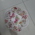 Flower fruit basket-assorted brand Italiano melamine. 