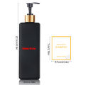 Plastic Pump Refillable Bottles for Shampoo Conditioner Body Wash Bathroom Shower Dispenser 500ML/16.9oz Empty Refill Container. 
