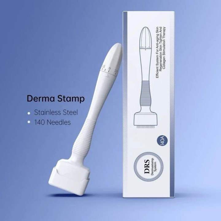 Derma%20Stamp%20DRS%20100%25%20Genuine%20Titanium%20Premium%20Needles%20Adjustable%20140A%20Micro%20Needles%20Facial%20Derma%20Roller%20Kit%20for%20Skin%20Repair,%20Face,%20Hair%20&%20Beard%20Growth%20-%20Image%205