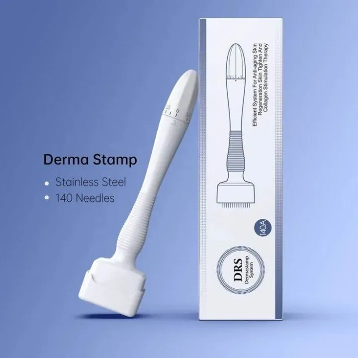 Derma%20Stamp%20DRS%20100%25%20Genuine%20Titanium%20Premium%20Needles%20Adjustable%20140A%20Micro%20Needles%20Facial%20Derma%20Roller%20Kit%20for%20Skin%20Repair,%20Face,%20Hair%20&%20Beard%20Growth%20-%20Image%205