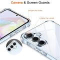 Samsung Galaxy A35 5G Premium Silicone Case Crystal Clear Soft TPU Ultra-Thin Transparent Flexible Protective Mobile Phone Back Cover.