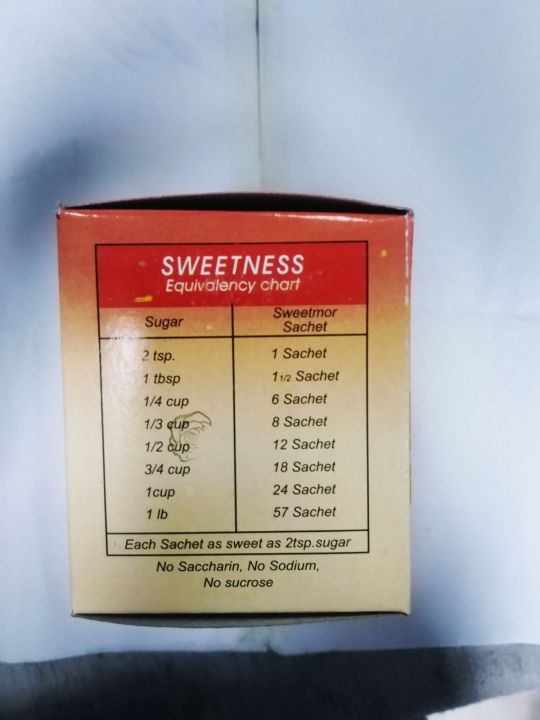 Sweetmor%20Sachet%201X100%20All%20Natural%20Zero%20Calorie%20Sweetner%20-%20Image%202