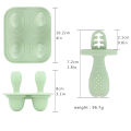 Baby food molds, suitable for DIY ice cream and breast milk molds, fruits, chocolates - easy-release baby food storage box.