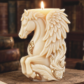 3D Mystical Pegasus Wings Candle Mold, Realistic Feather and Mane Details, Reusable and Easy to Clean, DIY Scented Candle Mold.