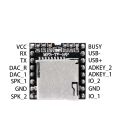 1x DFPlayer Mini MP3 DF Player Module Board MP3 Audio Voice Decode Board for Arduino Supporting TF Card U-Disk IO/Serial Port/AD. 