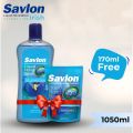 Savlon Handwash Iris 1050ml (Get Free Iris 170ml Pouch). 