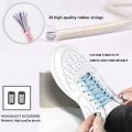 Round Elastic Shoelace Without Tying Stretch Shoelaces for Sneakers No Tie Shoe Laces for Kids NICE Lock Tieless Lace Strings. 