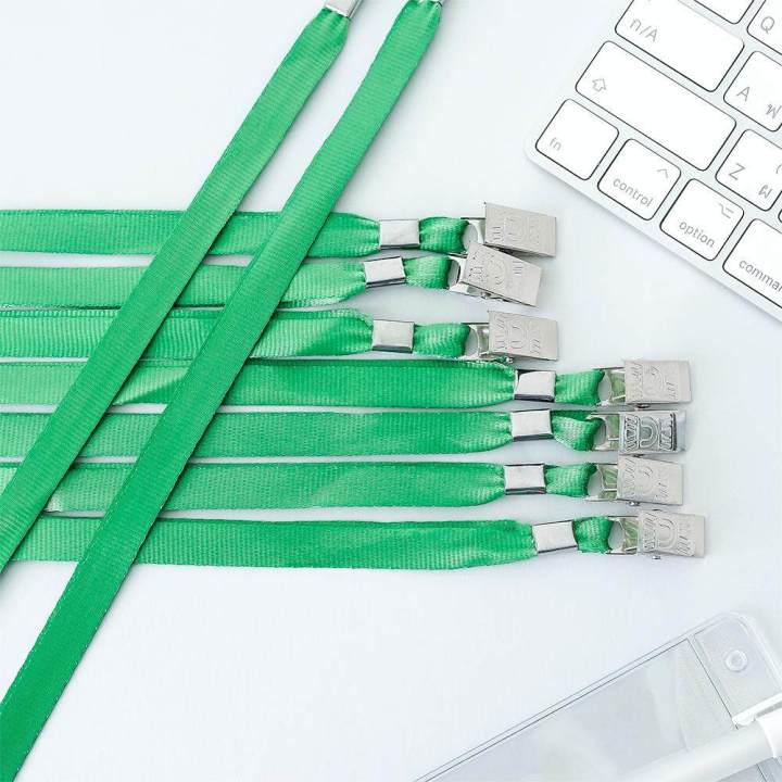 Office2art%20PM10%20fabric%20card%20neck%20strap%2010mm.%20Green%20(100/pack)%20card%20neck%20strap%20badge%20iron%20badge%20employee%20badge%20holder%20student%20name%20badge%20student%20name%20badge%20-%20Image%206
