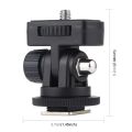 Group Vertical 1/4 Inch Screw Thread Cold Shoe
Tripod Mount Adapter Accessory. 