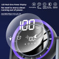 Desktop Circulating Fan 4000 mAh Large Capacity Rechargeable Mini Table Fan With Remote Control Wall-mounted Fan With NightLight. 