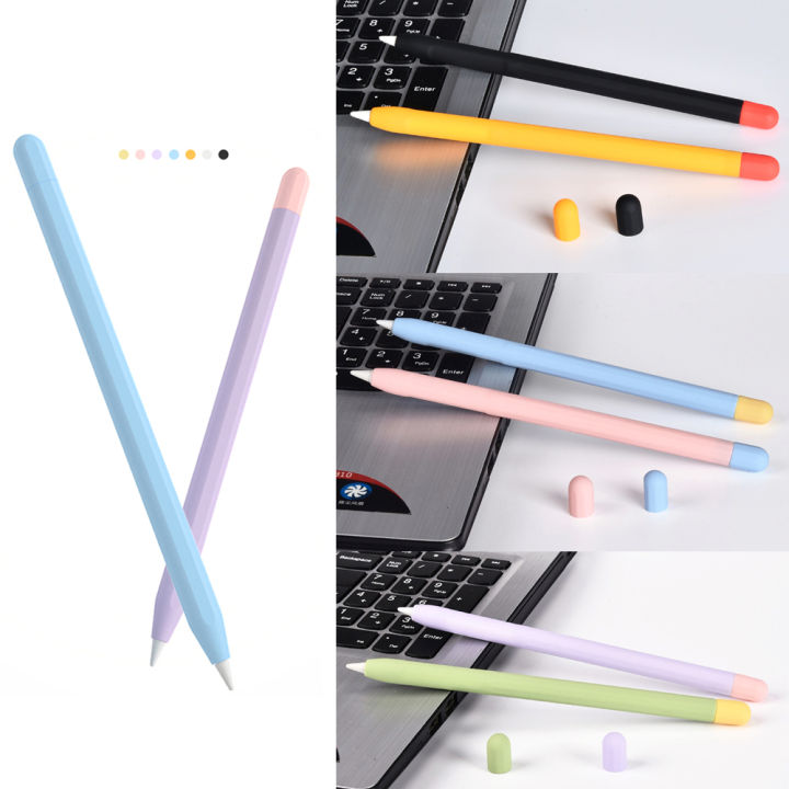 Stylus%20Pen%20Cover%20Silicone%20Case%20For%20%20Pencil%201%202%20Color%20Matching%20Protective%20Case%20Non-slip%20Anti-fall%20for%20iPad%20Pencil%201st%202nd%20-%20Image%202