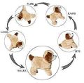 Puppy Jumping, Walking and Barking Dog Soft Toy Battery Operated Back Flip Jumping Dog Jump Run Toy Kid. 