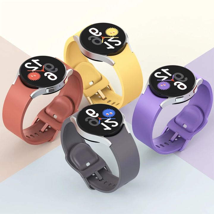 Sport%20band%20For%20%20%20Watch%207%206%205%204%20FE%2044mm%2040mm%205%20pro%2045mm%2020mm%20No%20gap%20Bracelet%20Silicone%20Strap%20%20Watch%206-4%20classic%20-%20Image%203