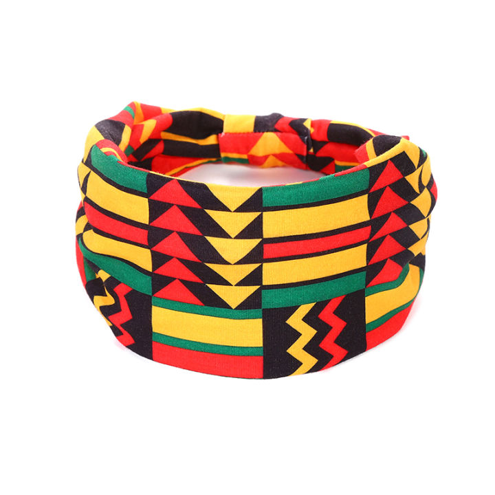 African%20Pattern%20Print%20Twist%20Elastic%20Hair%20Band%20Wide%20Hairbands%20Bandana%20Turban%20Knot%20Headwrap%20Fashion%20Cotton%20Stretch%20Headband%20-%20Image%202
