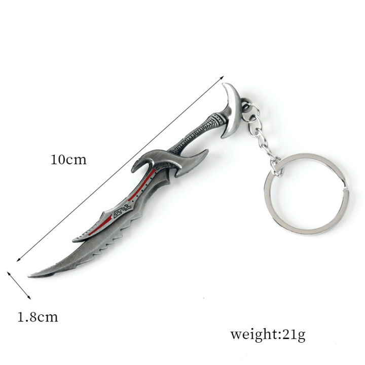 The%20Knife%20Keychain%20Online%20Elsweyr%20Coin%20Key%20Chain%20for%20Men%20Weapon%20Model%20Car%20Keyring%20Jewelry%20-%20Image%205