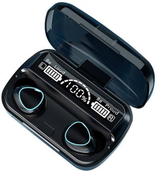 M10  Airpods _ with Super Sound & High Quality Touch Sensors True Stereo Headphones with Bluetooth Wireless Earbuds , Charging Case Sport Headset for all Bluetooth Smart devices.