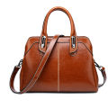 Genuine Leather Women Handbag Top Handle Shoulder Cross body Bag Fashion Oil Wax Cowhide Purses and Handbags Messenger Tote Bags. 