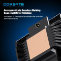 COXBYTE CPU Cooler ITX 4Pin PWM RGB 6 Heat Pipes CPU Air Cooler For AMD AM4/5 Intel LGA1700 1150 1155 1200 Processor Cooling Fan.