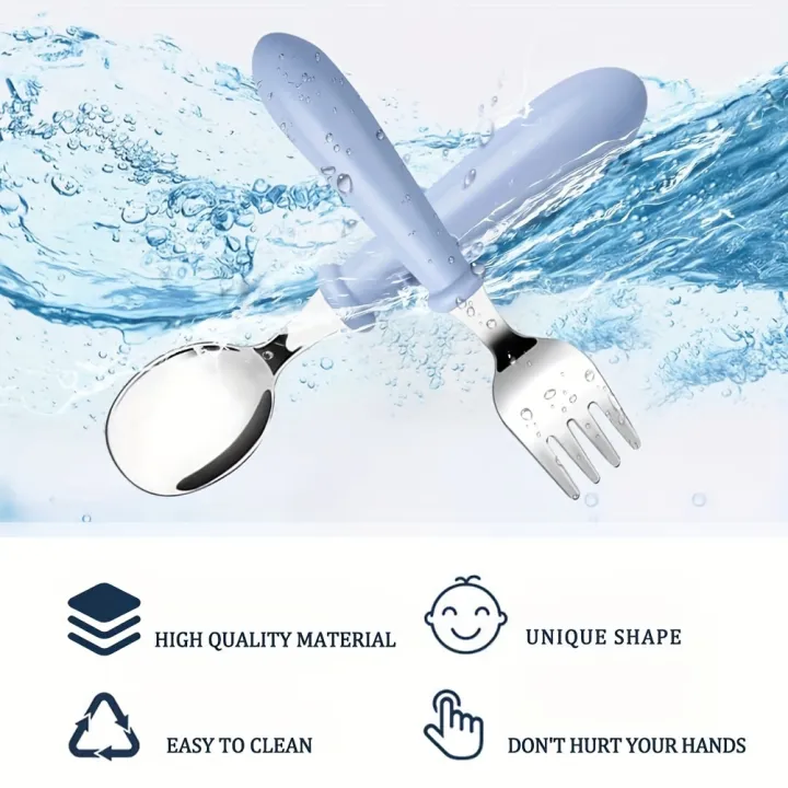 6%20PCS%20Toddler%20Utensils%20Stainless%20Steel%20Fork%20And%20Spoon%20Safe%20Baby%20Silverware%20Set,%20Kid%20Safe%20Utensils%20Children's%20Flatware%20Kids%20Cutle%20-%20Image%203