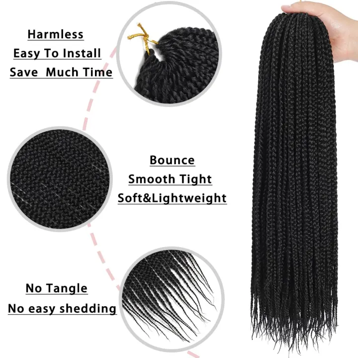 30inch%20Crochet%20Box%20Braids%20Hair%20pre%20looped%20Goddess%20Box%20Braids%20Crochet%20Braiding%20Hair%201/5/7%20Packs%20Crochet%20Box%20Braids%20Synthetic%20Hair%20-%20Image%203