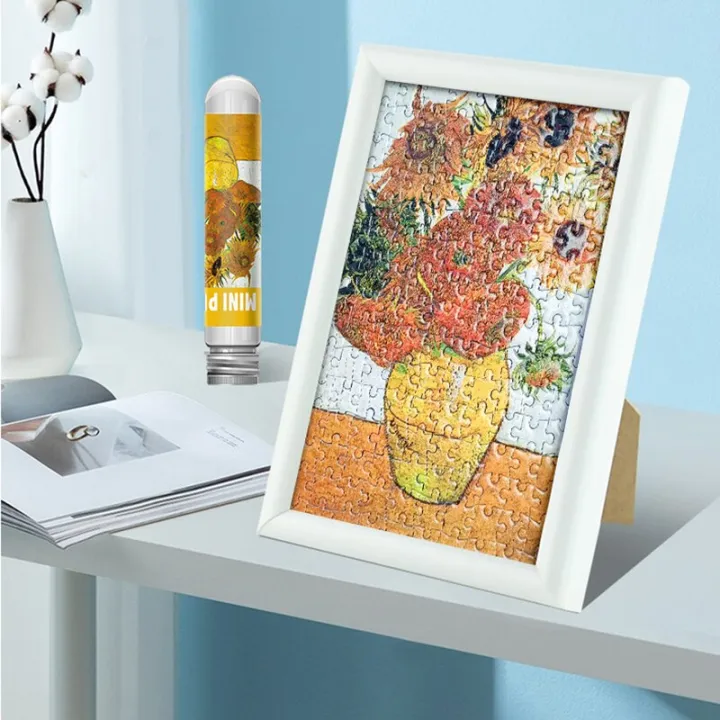 150pcs%20Jigsaw%20Puzzle%20Test%20Tube%20Van%20Gogh%20Sunflower%20Japan%20The%20Great%20Wave%20Off%20Kanagawa%20Famous%20Oil%20Paintings%20Puzzle%20Christmas%20%20-%20Image%206