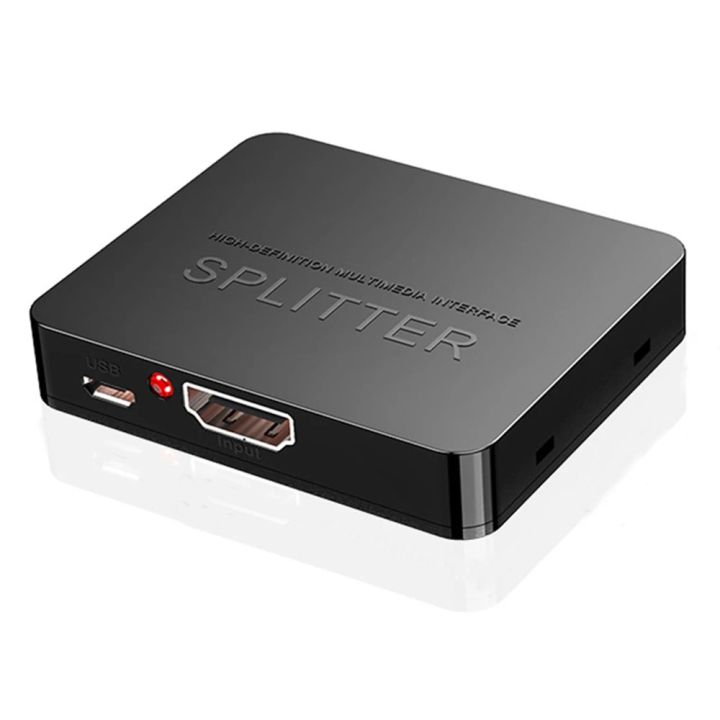 1x2 4K HDMI-compatible Splitter Switch 1 in 2 Out Video Distributor ...