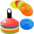 10Pcs Soccer Disc Cone Set Football Agility Training Saucer Cones Marker Discs Multi Sport Training Space Cones Accessories.