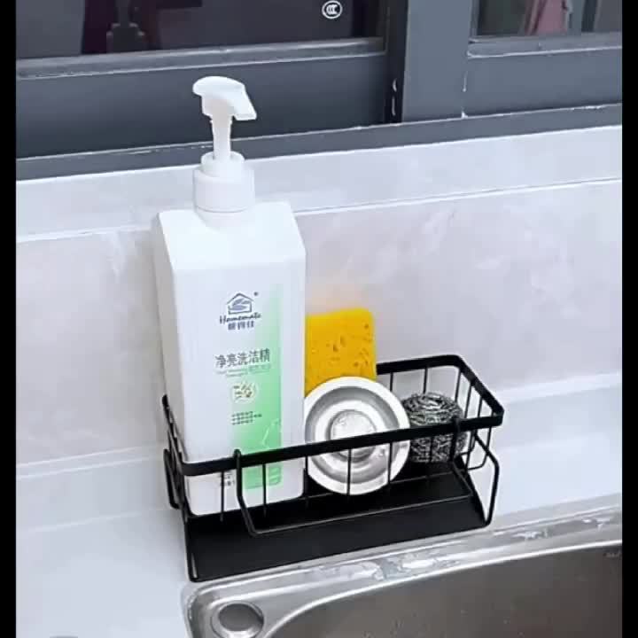 Kitchen Shelf Cleaning Cloth Storage Draining Rack Household Detergent Sponge Rack Water Sink Water Sink Water Sink Artifact