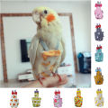 Parrot Diaper With Bowtie Cute Colorful Fruit Floral Cockatiel Pigeons Small Medium Large Pet Birds Flight Suit Clothes Washable.