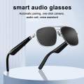 G01 Smart Glasses Black Outdoor Technology Polarized Sunglasses Audio Sun Glasses Driving Multifunctional Bluetooth Glasses. 