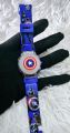 Kids Boys Watch Captain America Spinner Lighting Musical Cool Fun Watch.