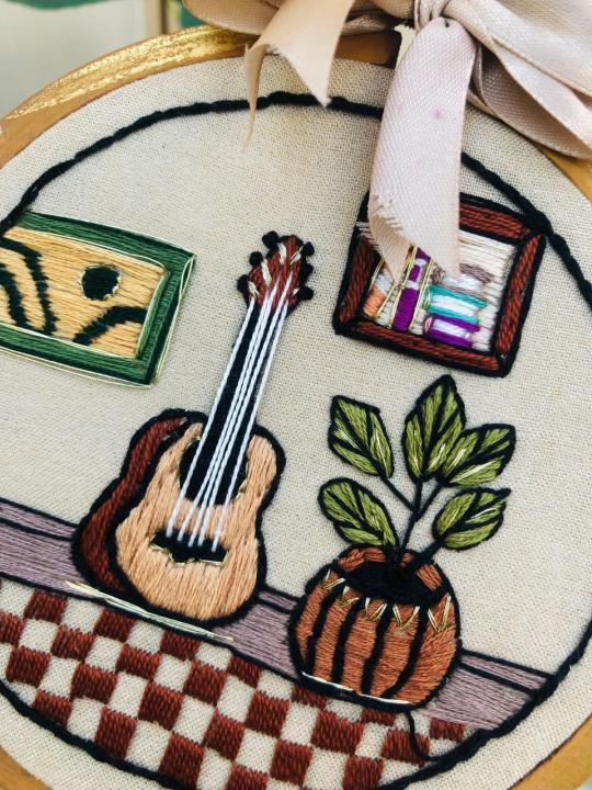 5%20inches%20Handmade%20Embroidery%20for%20wall%20decor,Needle%20works%20craft,%20Wall%20Decorative%20item%20-%20Image%203