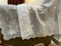 embroidered cutwork dupatta. 