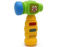 Clown Hammer Light Up Toy Game with Sound Effects Play Time Hammer with Red Blue and Yellow Lights. 