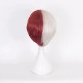 Anime My Hero Academia Boku no Hiro Akademia Shoto Todoroki Shouto Wigs White And Red Cosplay Shoto Wigs. 