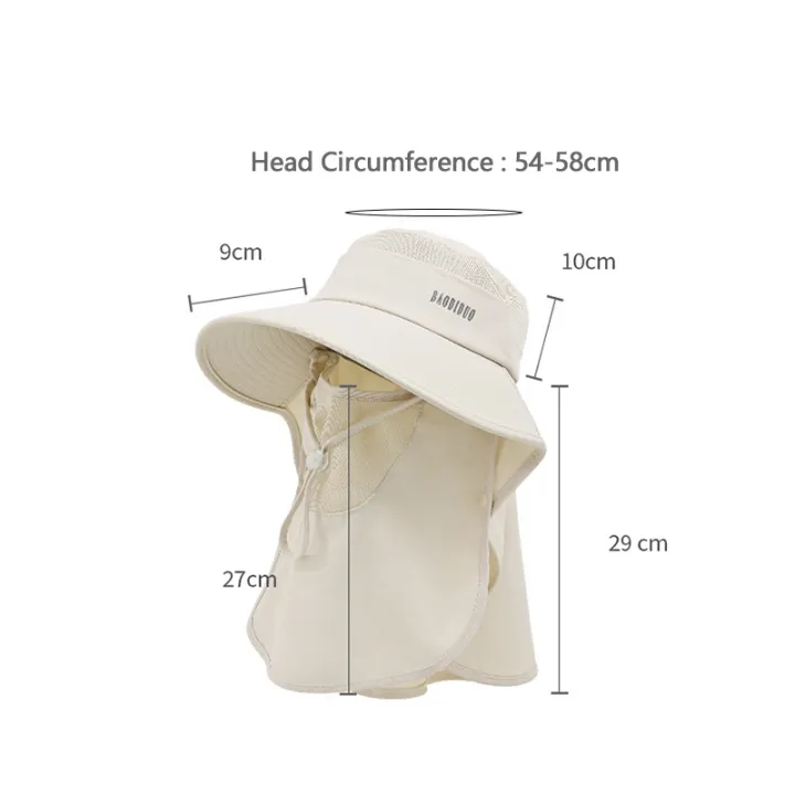 Summer%20Women%20Large%20Brim%20UV%20Protection%20Fisherman%20Hat%20with%20Leaking%20Ponytail%20Waterproof%20Bucket%20Hat%20Outdoor%20Breathable%20Sunscreen%20Cap%20-%20Image%206