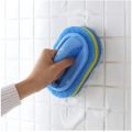 Sponge Cleaning Brush With Handle Bathtub Tile Scrub Brush Kitchen Bathroom Cleaning Sponge Brush Household Cleaning Supplies.