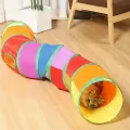 Cat Tunnel Foldable Cat Tunnel Pet Supplies Cat S T Y Pass Play Tunnel Cat Toy Breathable Drill Barrel for Indoor loud paper. 