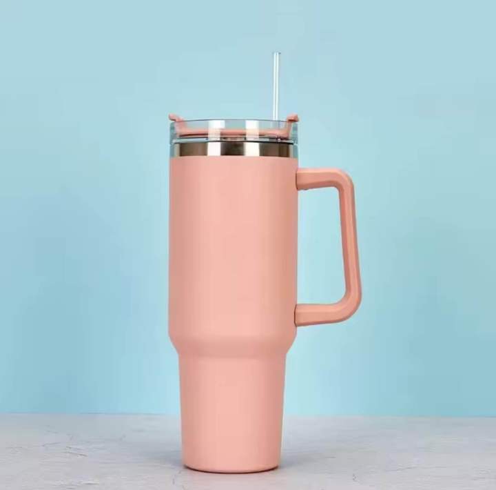 Stainless%20Steel%2040oz%20Coffee%20Mug%20Personalized%20Tumbler%20with%20Handle%20Lid%20Straw%20Vacuum%20Thermos%20Cup%2040oz%20-%20Image%204