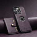 SUTENI Leather Card Holder Wallet Case 2-in-1 Bracket Compatible with Magsafe Wireless Charging For iPhone 16ProMax 15Plus 14 13. 