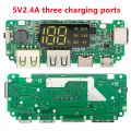 18650 Charging Board Dual USB 5V 2.4A Mobile Power Bank Module 186 50 Lithium Battery Charger Board Circuit Protection. 
