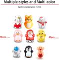 Express Deals Hub:Random Stress Relief 10 PCS Mini Roly-Poly Wobbling Toy Self-righting Doll Small Desktop Toy to Solve Your Irritability for Kids or Adult. 