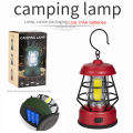 Outdoor Camping Lights Portable Handheld Hanging Tent Lanterns Retro Ambiance Lamp  with Hook Use 3XAA Battery Power Supply. 