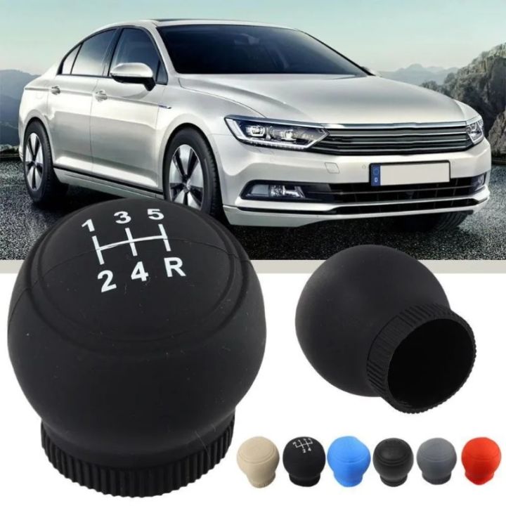 Car Universal Accessories Silicone Gear Shift Knob Cover 5/6 Speed Manual Gear Stick Protector for Cars Trucks SUVs Gear Grip