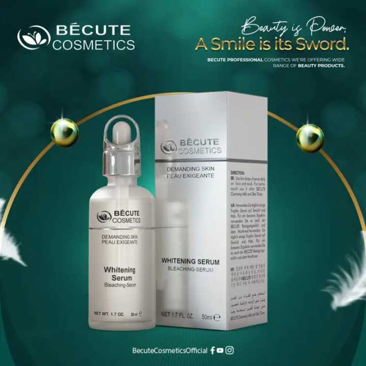 Becute Cosmetics Whitening Bleaching Serum (50ml) | Daraz.pk