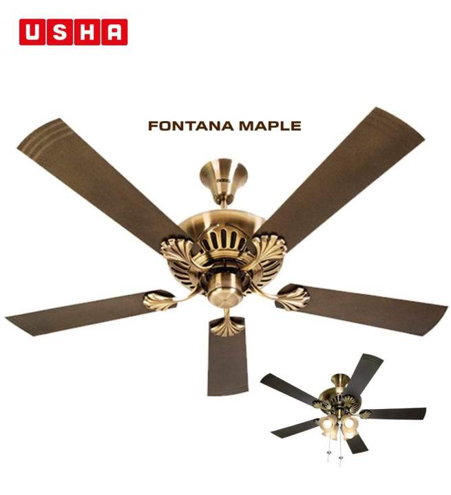 Usha%20Fontana%20Maple%201250mm/50%E2%80%9D%20Ceiling%20Fan%20(Antique%20Brass)%20-%20Image%208