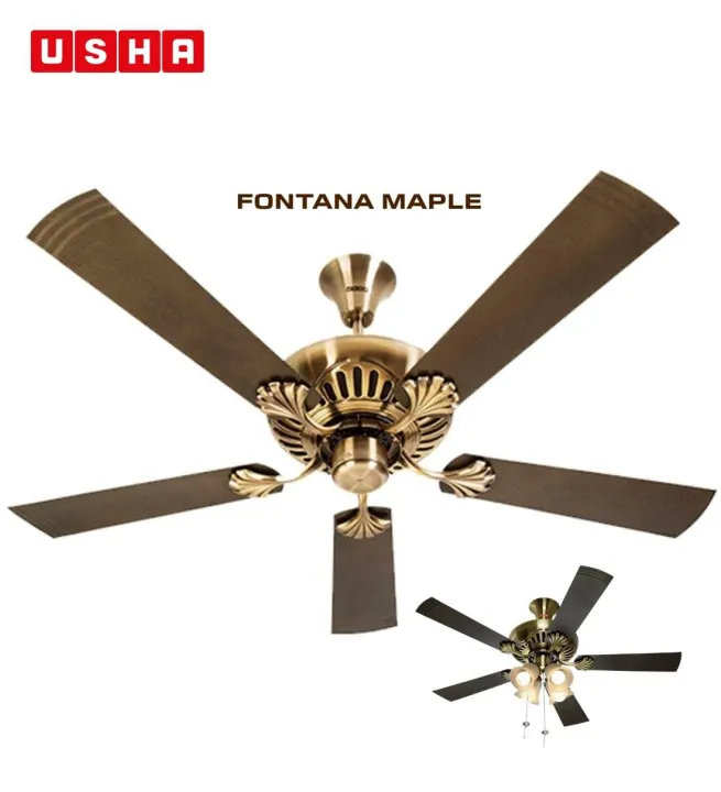 Usha%20Fontana%20Maple%201250mm/50%E2%80%9D%20Ceiling%20Fan%20(Antique%20Brass)%20-%20Image%207