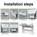 For Starlink Gen 3 Router Mount 2 in 1 Wall Holder Space Saving Wall Mount Mounting Bracket Kit for Router and Power Supply.