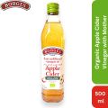 Borges Organic Apple Cider Vinegar 500ml | with the Mother | EU Certified Organic | Raw Unfiltered | Product of Spain | For Healthy Skin |Weight Loss. 