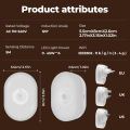 Tuya Smart WiFi PIR Motion Sensor Led Night Light Eu Us Uk Plug In Wall Lamp Warm White RGB Room App Voice For Alexa  Home lightify. 